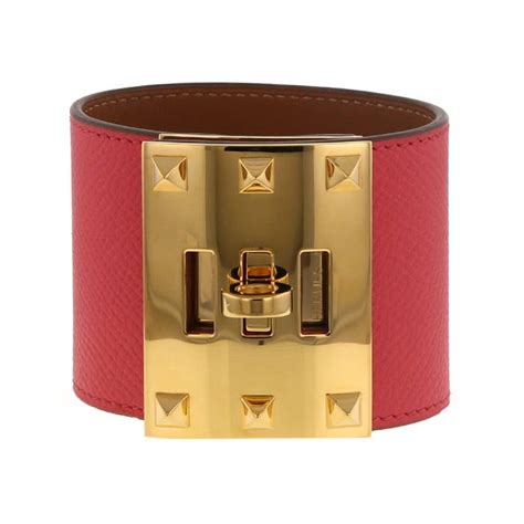 bracciale hermes donna pelle|Arancione .